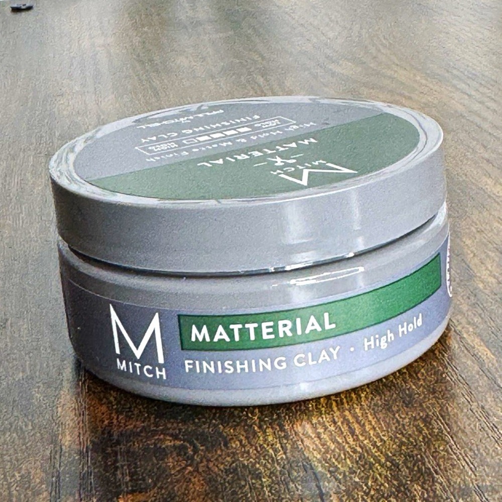 MITCH Material Finishing Clay High Hold Matte/Natural Cruelty-Free 3 oz Sealed